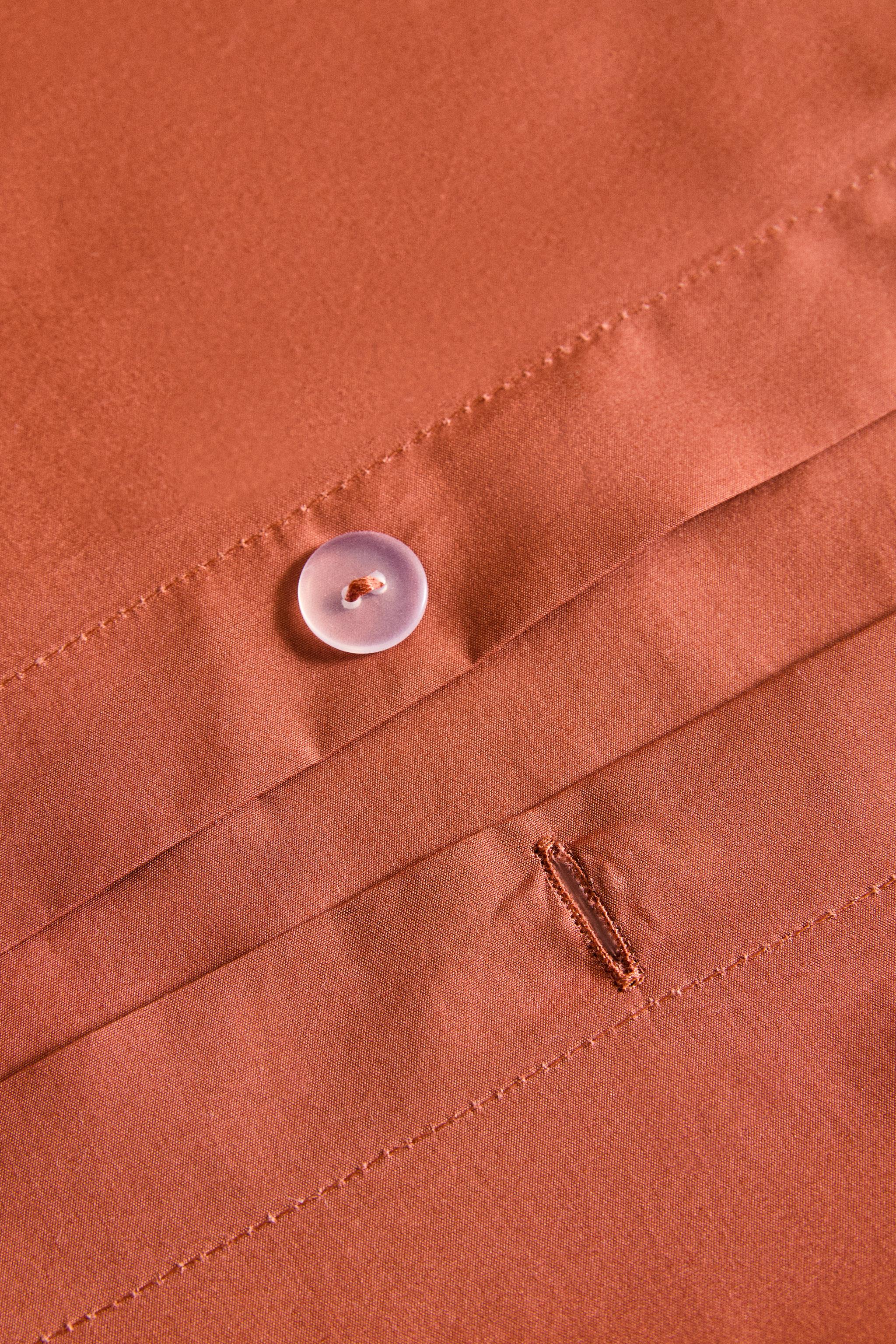PERCALE COTTON DUVET COVER (500 THREAD COUNT)